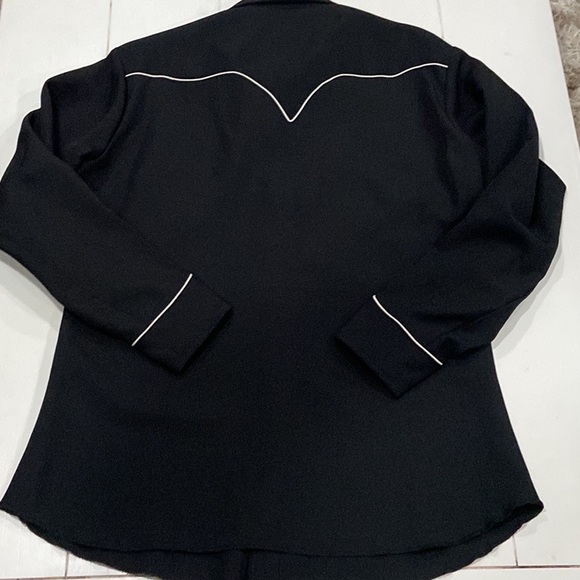 H Bar C California Ranchwear Long Tail Cowboy Shirt Vintage.Sz 16 - Picture 11 of 11